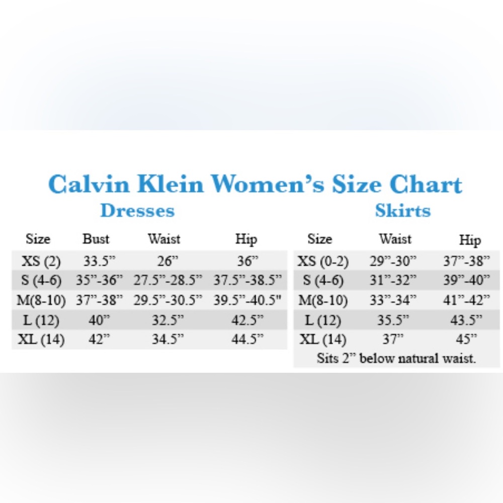 LIKE NEW Calvin Klein Midnight Blue Peplum Dress with Gold Zipper - Picture 13 of 13